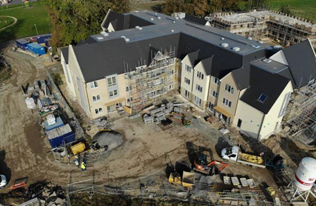 More amazing drone shots of Oakham Nursing Home