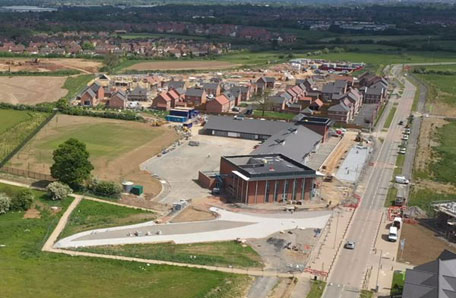 Drone footage of the Lubbesthorpe Primary School project